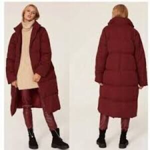 Sweet Baby Jamie Puffer Coat Small Red Long